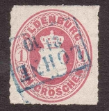 Oldenburg, Mi.-Nr. 17.B, Stempel LOHNE, geprüft