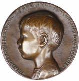 Bronzemedaille, Harro Freiherr von Zeppelin, 1909