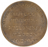 Bronzemedaille, Albertus Magnus Lyzeum Regensburg, 1910