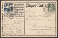 Bayern Flugpost, Flugpost 1912, Sonderstempel MÜNCHEN