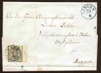 Hannover, Mi.-Nr. 2, Brief, Reihenzähler Nr. 3
