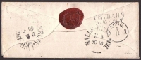 Baden, 9 Kreuzer 1853, Mi.-Nr. 4, Pracht-Brief HEIDELBERG DANZIG