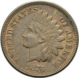 USA, 1 Cent 1876